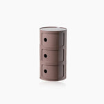 Side Table Vase-Shaped Built-In Drawers