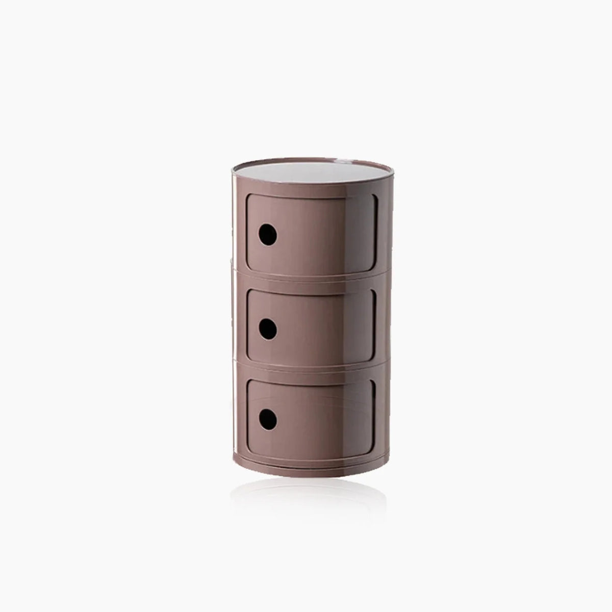 Side Table Vase-Shaped Built-In Drawers