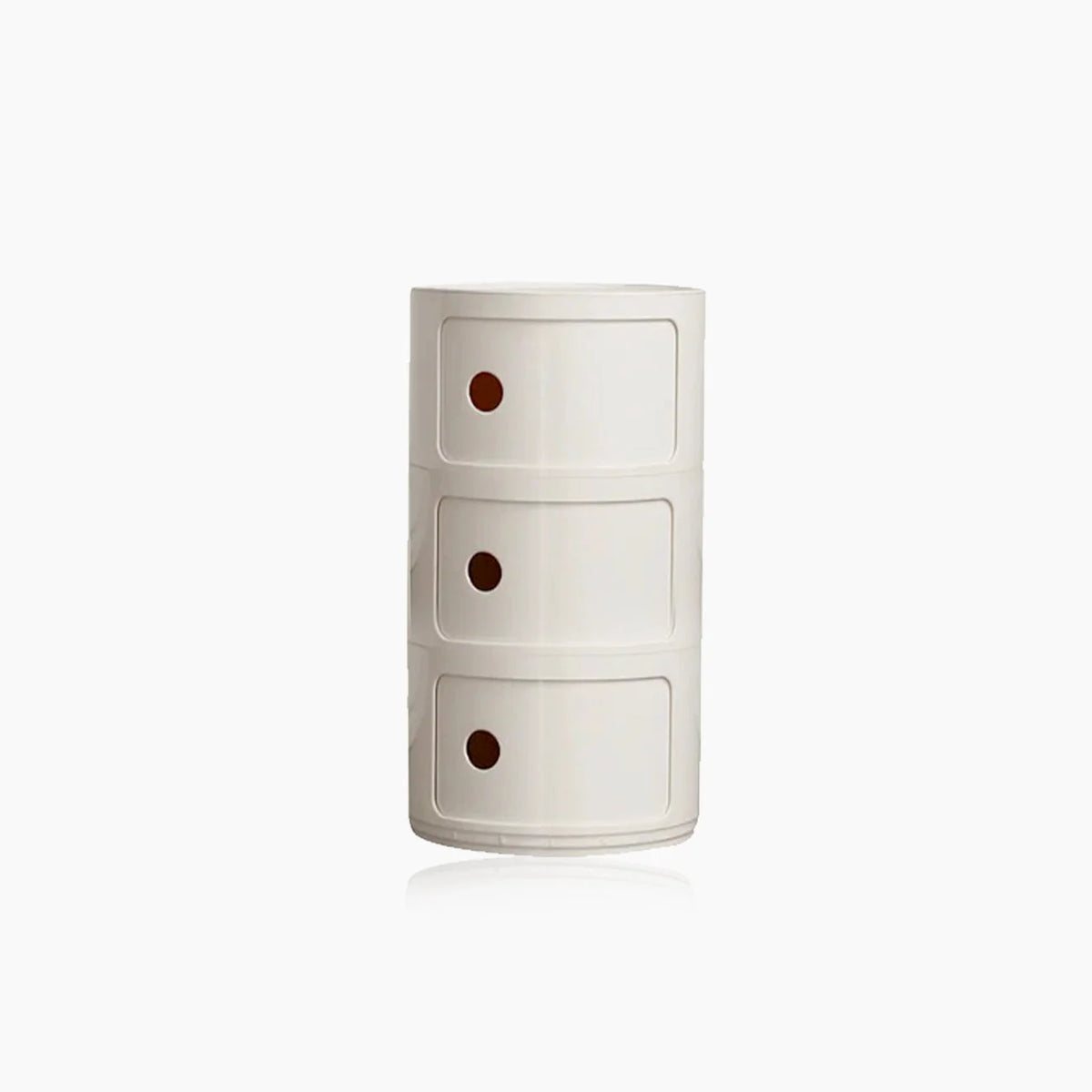Side Table Vase-Shaped Built-In Drawers