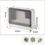 Silverware Organizer Compact Detachable Tray Non-Slip Feet