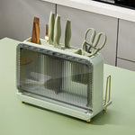 Silverware Organizer Compact Detachable Tray Non-Slip Feet