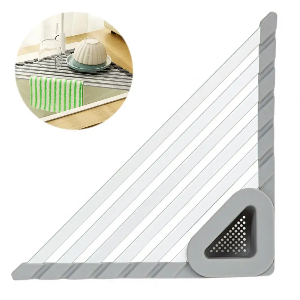 Sink Corner Shelf Triangular Non-Slip Ventilated