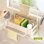 Sink Organizer Removable Drip Tray Space-Saving Design