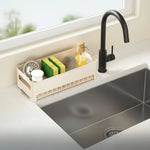 Sink Organizer Removable Drip Tray Space-Saving Design