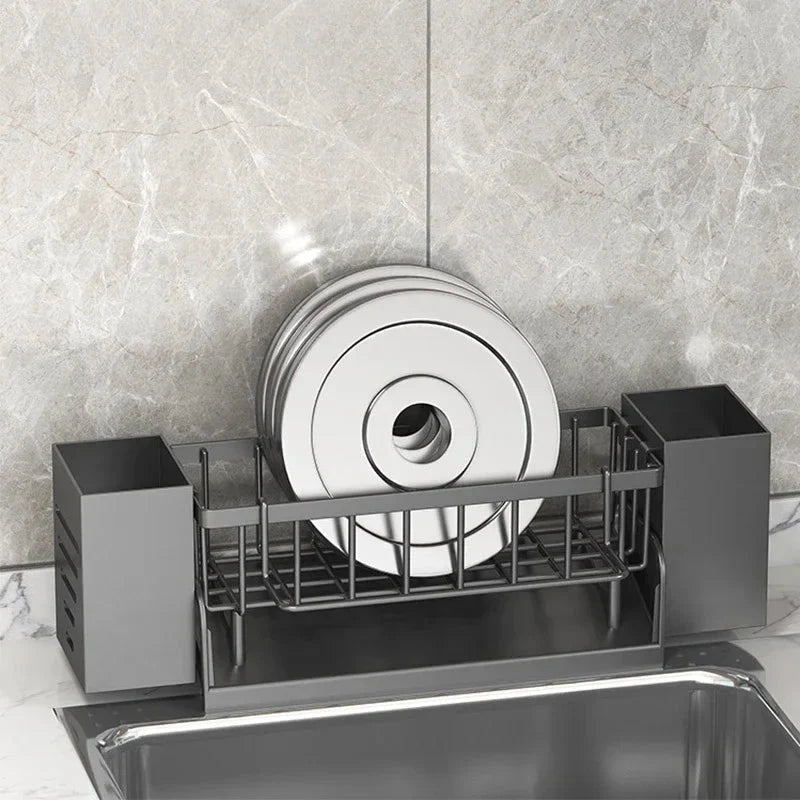 Sink Organizer Shelf Expandable Self-Draining Non-Slip