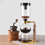 Siphon Coffee Maker High-Temperature Glass 3-Cup Capacity