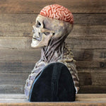 Skeleton Costume Anatomical Print With Skull Mask & Matching Hat