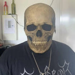 Skeleton Mask Full-Head Silicone & Latex Elastic Fit