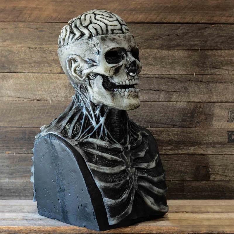 Skeleton Mask Full-Head Silicone & Latex Elastic Fit