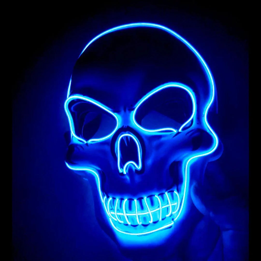 Skeleton Mask LED Color-Changing 10 Colors, 4 Modes