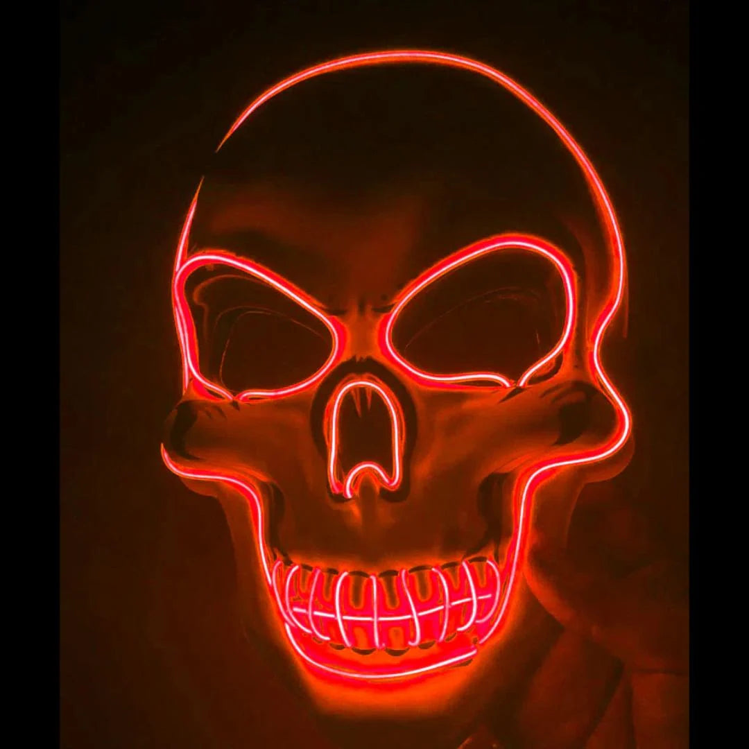 Skeleton Mask LED Color-Changing 10 Colors, 4 Modes