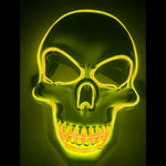 Skeleton Mask LED Color-Changing 10 Colors, 4 Modes