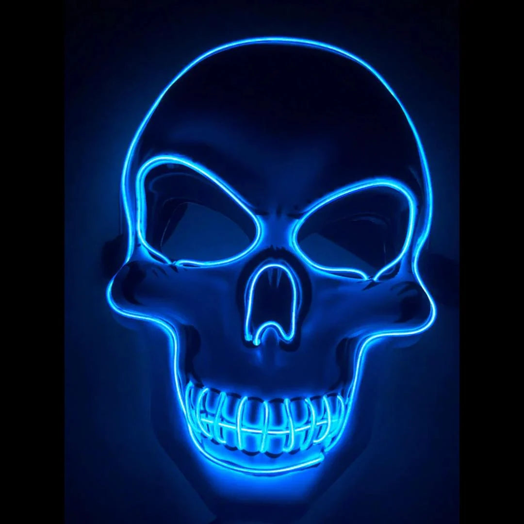 Skeleton Mask LED Color-Changing 10 Colors, 4 Modes