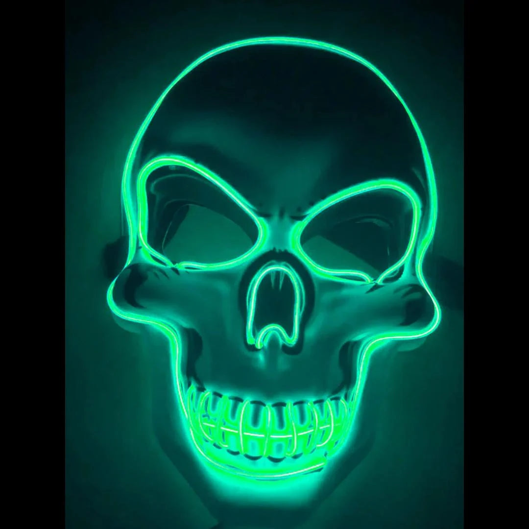 Skeleton Mask LED Color-Changing 10 Colors, 4 Modes