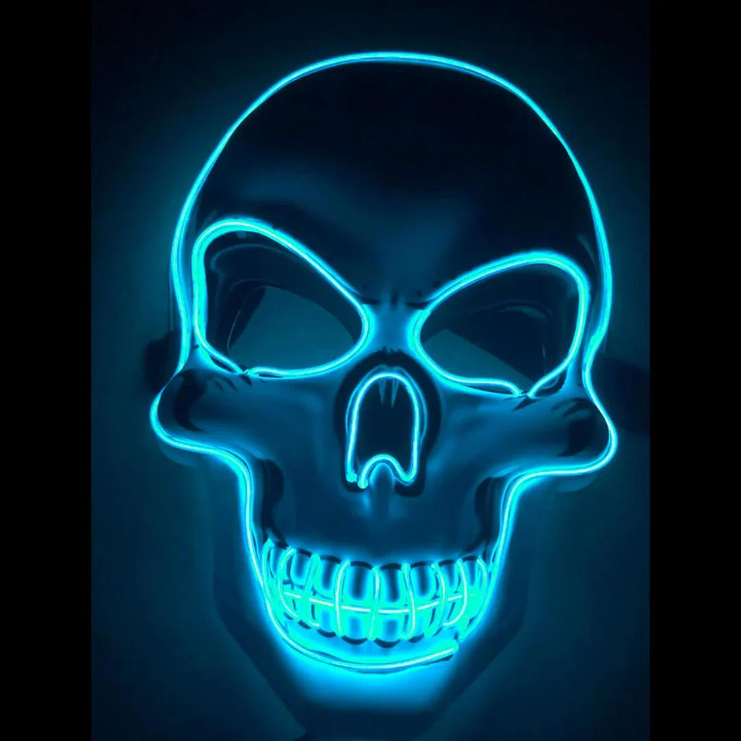 Skeleton Mask LED Color-Changing 10 Colors, 4 Modes