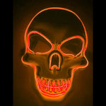 Skeleton Mask LED Color-Changing 10 Colors, 4 Modes