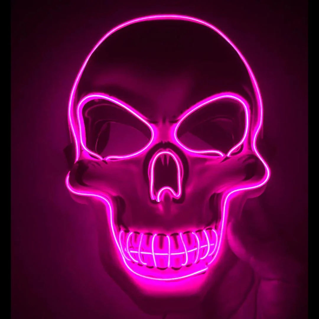 Skeleton Mask LED Color-Changing 10 Colors, 4 Modes
