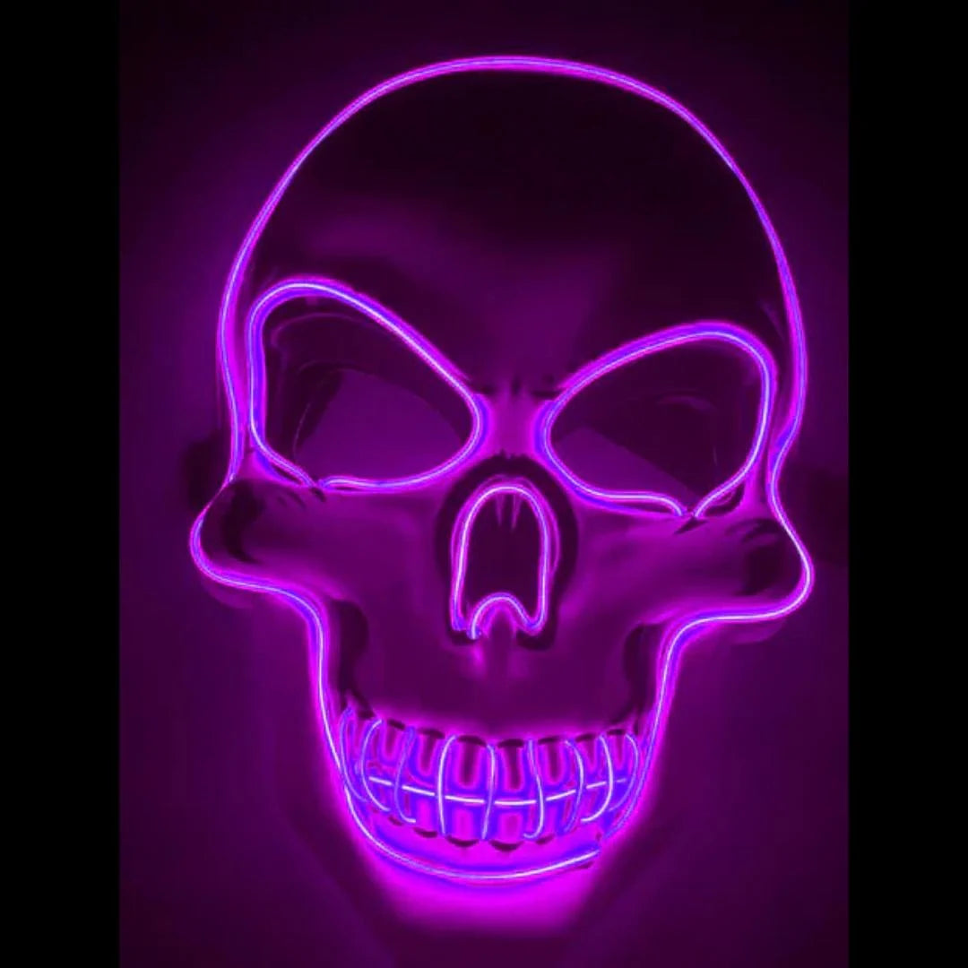 Skeleton Mask LED Color-Changing 10 Colors, 4 Modes