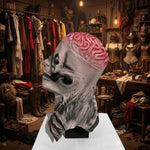 Skeleton Mask Realistic Design Breathable Fit Matching Hat Optional