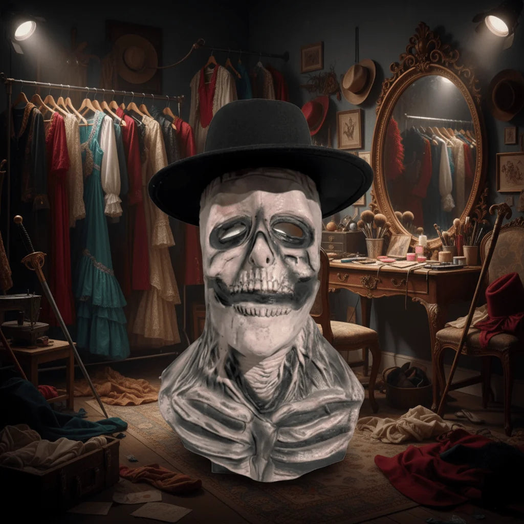 Skeleton Mask Realistic Design Breathable Fit Matching Hat Optional