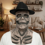 Skeleton Mask Realistic Design Breathable Fit Matching Hat Optional