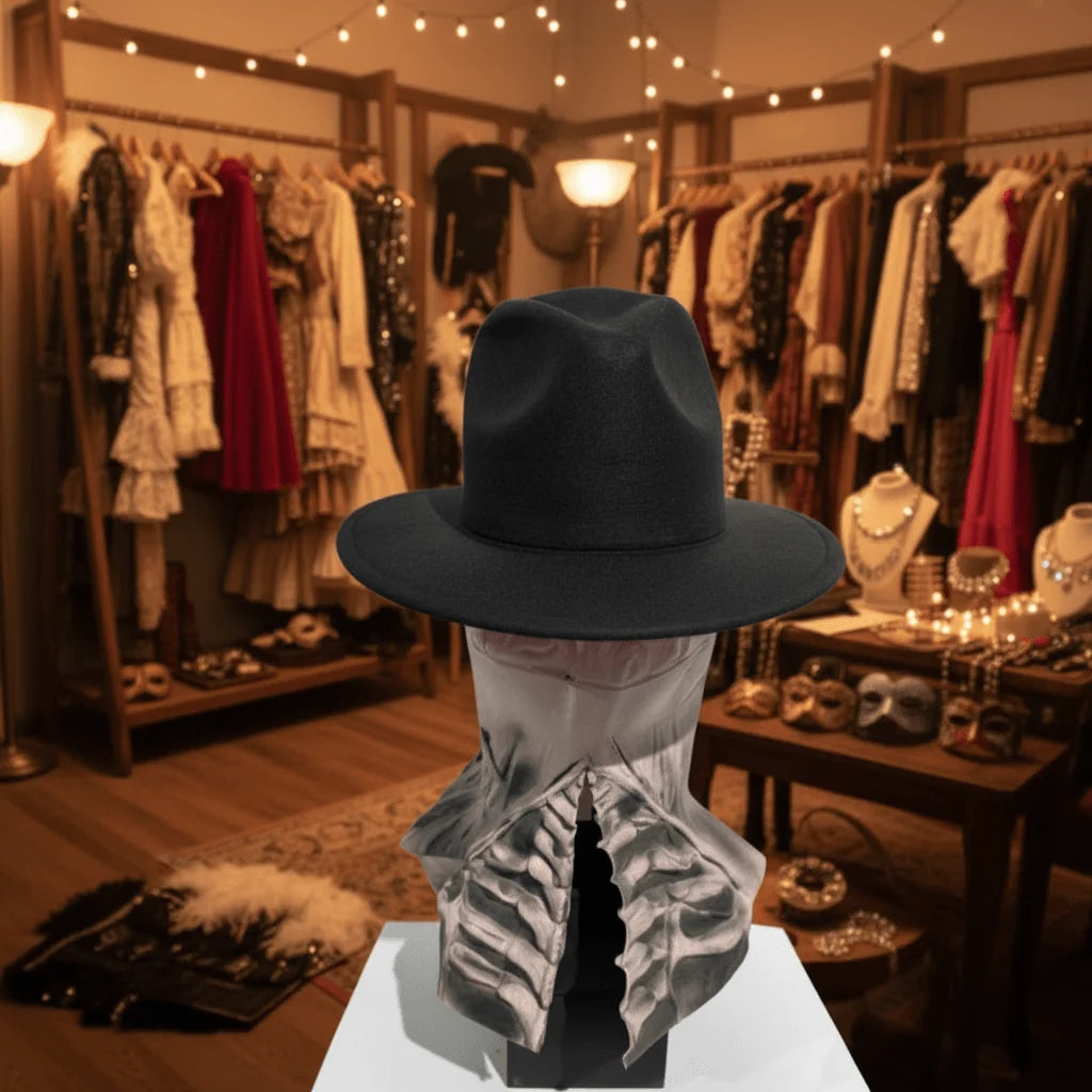 Skeleton Mask Realistic Design Breathable Fit Matching Hat Optional