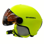 Ski Helmet Lightweight Adjustable Breathable Removable Goggles & Chin Cushion