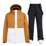 Ski Jacket & Pants Set Waterproof Insulated for -22°F Weather