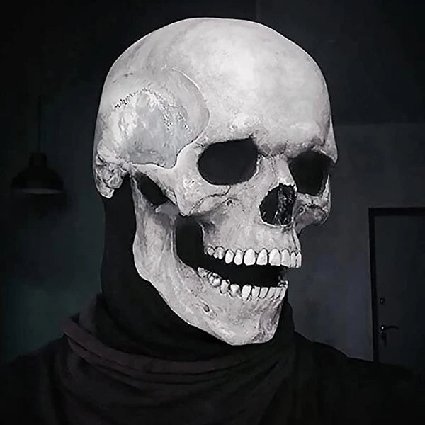 Skull Mask Latex Movable Jawскага