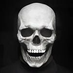 Skull Mask Latex Movable Jaw Breathable Openings