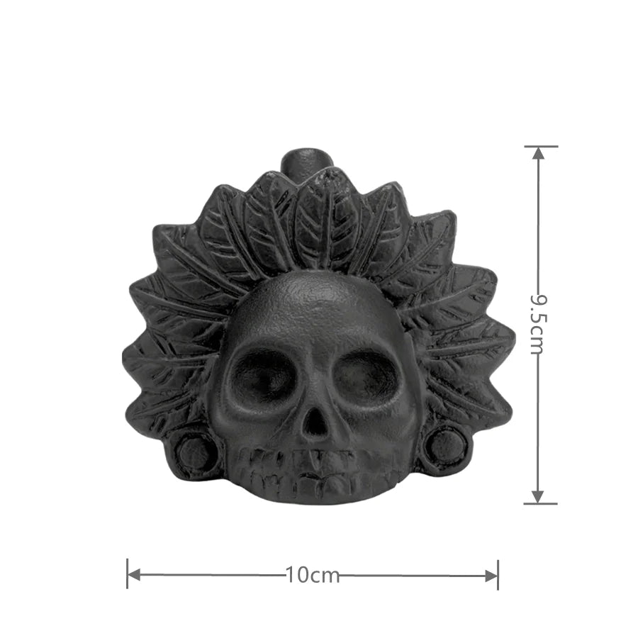 Skull Whistle Ceramic Dual-Chamber Loud Sound