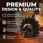 Skull Whistle Ceramic Dual-Chamber Loud Sound