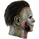 Slasher Mask Natural Latex Full Head Coverage Attached Hair