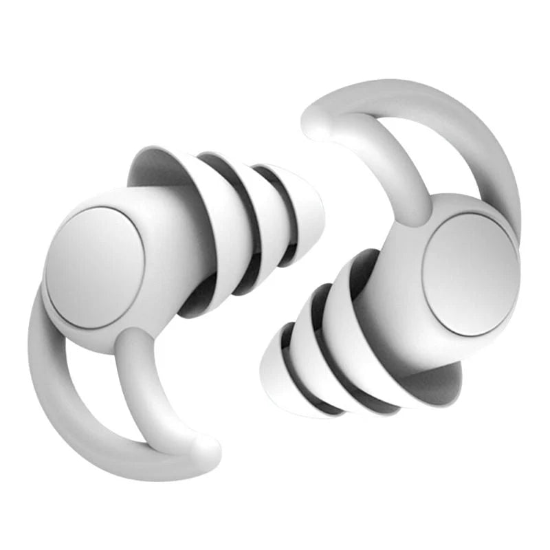 Sleep Earplugs Superior Noise Reduction Reusable Silicone