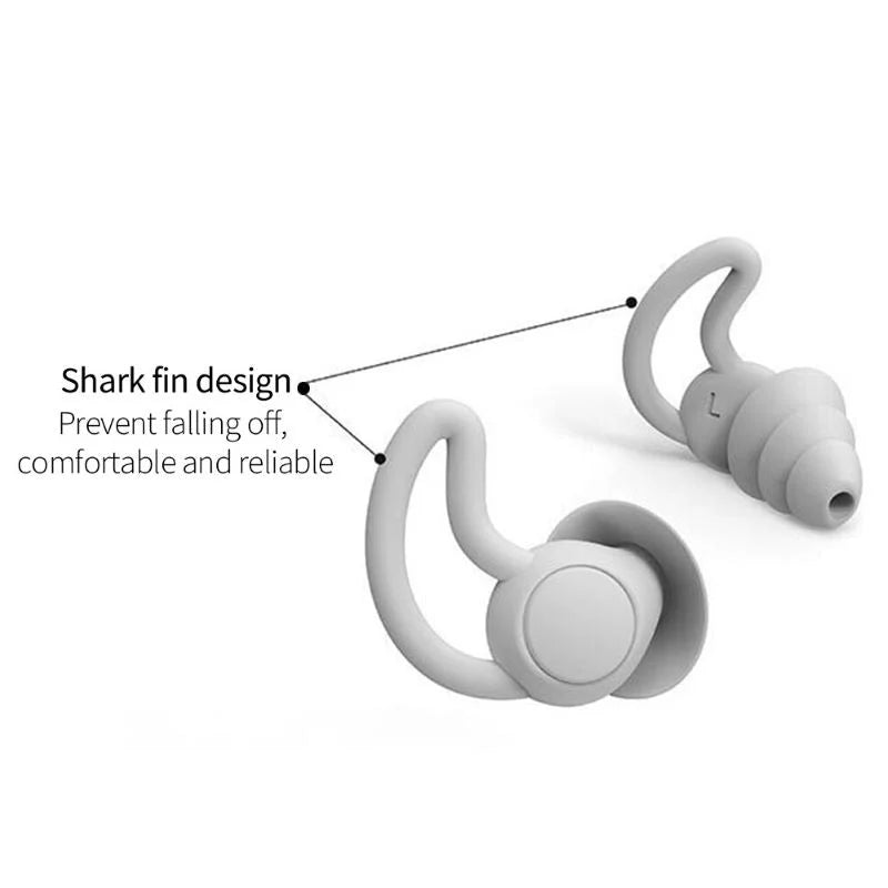 Sleep Earplugs Superior Noise Reduction Reusable Silicone