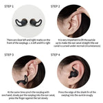 Sleep Earplugs Superior Noise Reduction Reusable Silicone