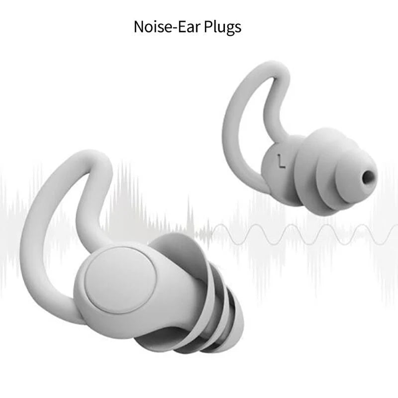 Sleep Earplugs Superior Noise Reduction Reusable Silicone