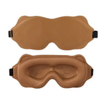 Sleep Mask Contoured Light-Blocking Memory Foam Pressure-Free Fit