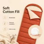 Sleeping Bag 3-Season Extra-Wide Cotton Fill
