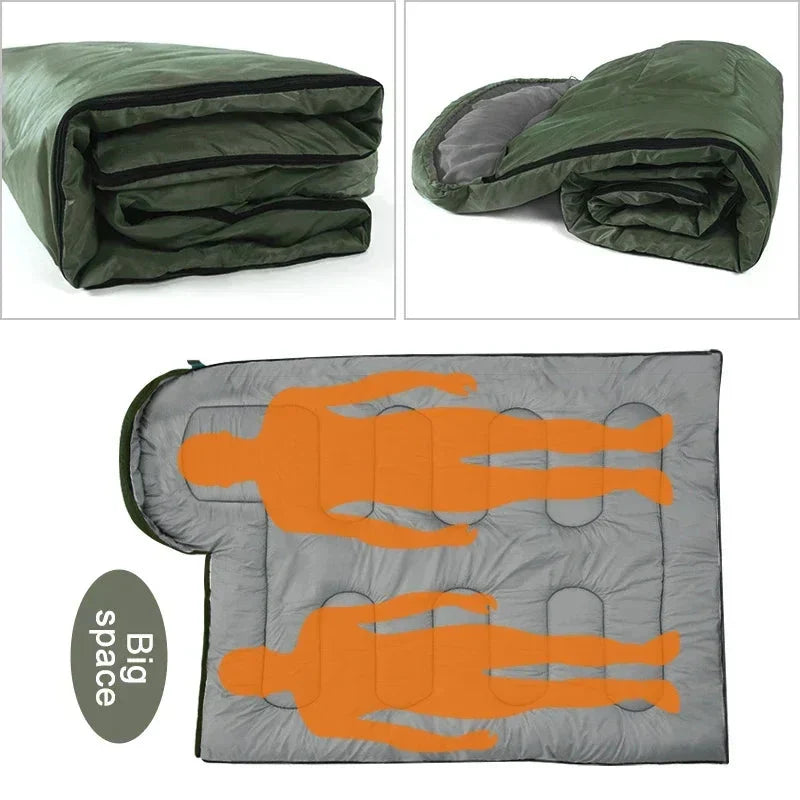Sleeping Bag 4-Season Ultralight Water-Repellent Cotton Lining