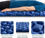 Sleeping Pad Ultralight & Compact Quick-Inflate Waterproof