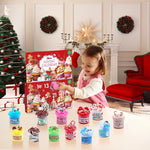 Slime Advent Calendar Non-Sticky 24-Day Charms & Toppings