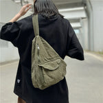 Sling Backpack Adjustable Strap Multiple Compartments
