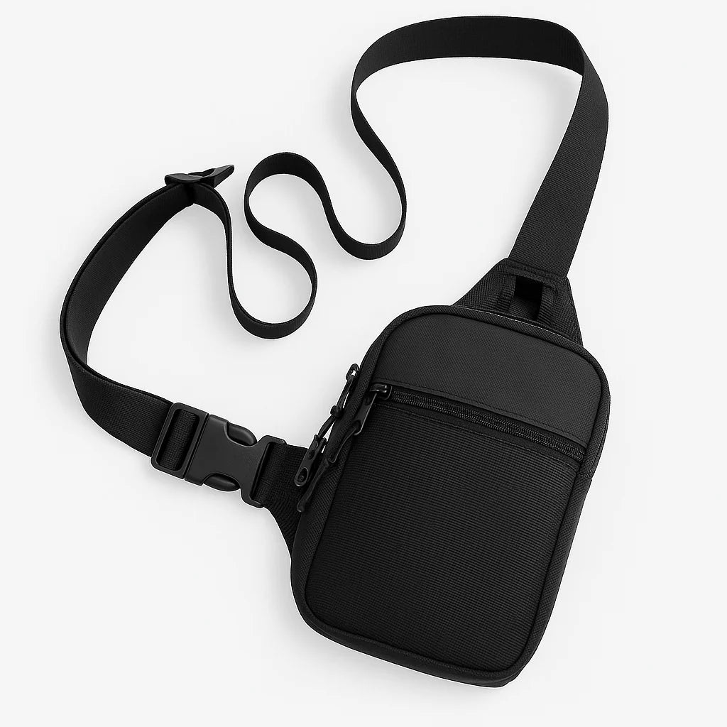 Sling Bag Compact Crossbody Multiple Compartments Adjustable Strap