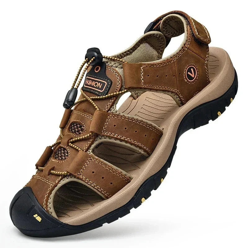 Slip-On Sandals Breathable Cushioned Sole Elastic Band