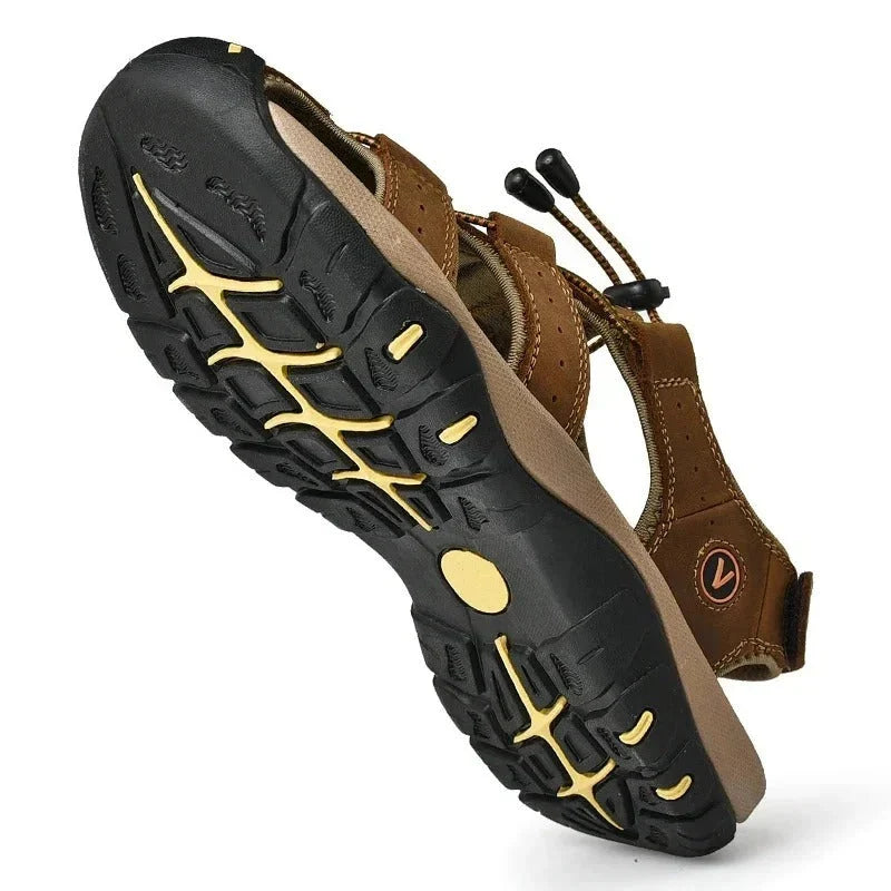 Slip-On Sandals Breathable Cushioned Sole Elastic Band
