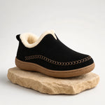 Slip-On Shoes Fleece-Lined Arch Support High-Traction Sole