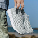 Slip-On Sneakers Breathable Mesh Lightweight Flexible Fit