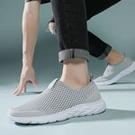 Slip-On Sneakers Breathable Mesh Lightweight Flexible Fit