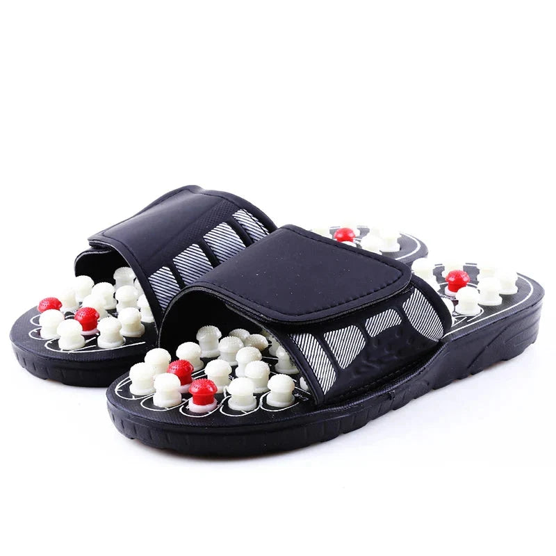 Slippers Acupressure Rotating Massage Nodes Slip-On